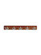 Frans Wall Hanger No. 5 Wooden 10 Hooks Brown