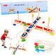 Leantoys Wooden Ring Toss Dexterity Game Family Game Scoring Lean Toys 30656