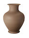 Lumarko Decorative Metal Vase Brown Y31cm