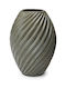 Lumarko Decorative Ceramic Vase Grey Y21cm