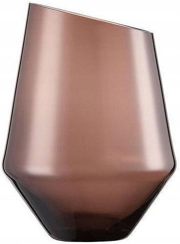 Zwiesel Glas Crystal Vase Zwiesel Brown 16.5x16.5xH22cm