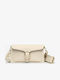 Beige Leather Women's Shoulder Bag