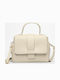 Beige Leather Women's Bag