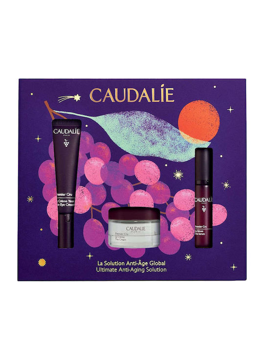 Caudalie Premier Cru Комплект за пътуване за Против Стареене, Хидратация и Блясък Caudalie Premier Cru Комплект за пътуване за Против Стареене, Хидратация и Блясък