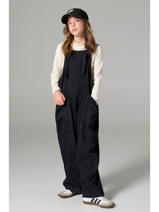 Melin Rose Kids' Blue Denim Dungarees