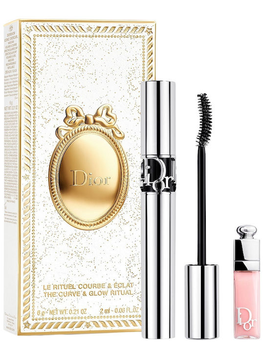 Dior The Curl & Glow Ritual Σετ Μακιγιάζ για Μάτια & Χείλη Pink 2τμχ Dior The Curl & Glow Ritual Σετ Μακιγιάζ για Μάτια & Χείλη Pink 2τμχ