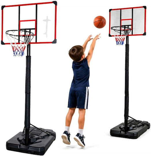 Lean Toys Basketballkorb mit Ständer und Höhenverstellung