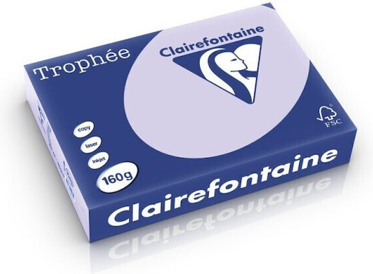 Clairefontaine Kartonpapier A4 Helllila 160 g/m² 250 Blatt