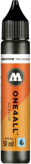 Molotow One4all Nachfülltinte 30 ml Metallic-Schwarz