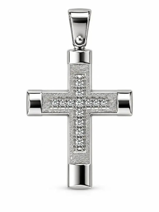 Dio Jewellery Lab Σταυρός από Ασήμι χωρίς Αλυσίδα