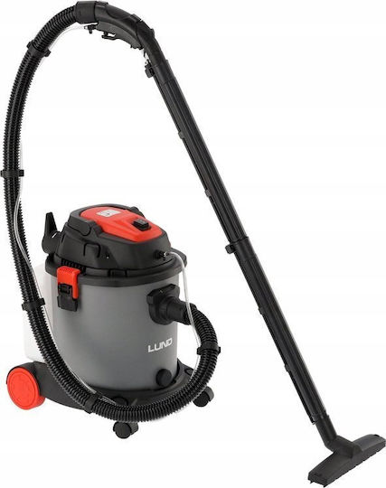 Bio-Reinigungsstaubsauger 1200 W mit Kunststoffbehälter 20 l Grau