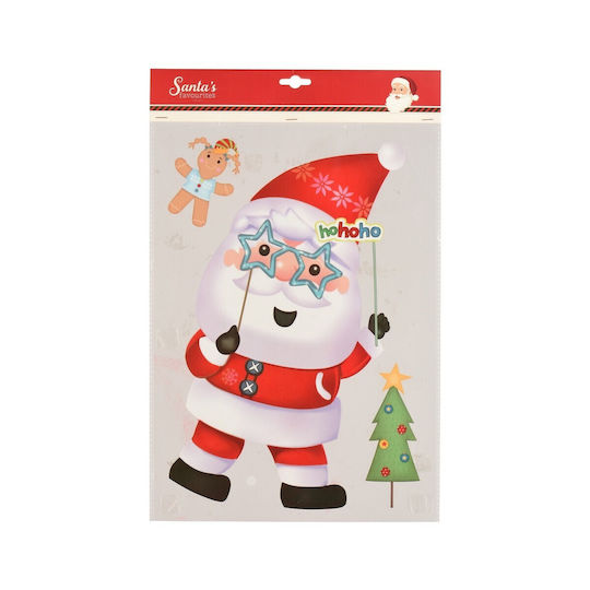 Autocolant de Crăciun pentru Fereastră Santa 41 cm Kaemingk Km-460262-2
