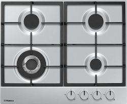 Hansa Газов плот за вграждане, автономен, Inox, 59x52 см, сребрист BHGI621502