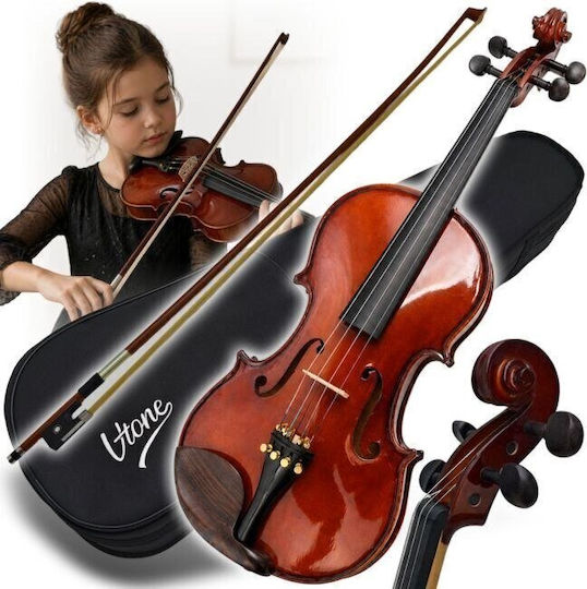 V-tone Vio 4/4 Vioară Acustică pentru Studiu Maro 5908249840409