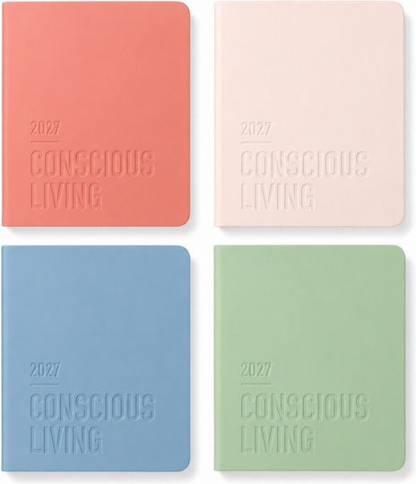 Letts Conscious Дневен Планер A5 2027 (Различни дизайни и цветове)