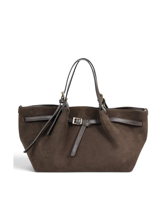 Passaggio Leather Leather Women's Suede Tote Ba...