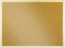 Panou din Plută Bi-silque cu Ramă din Lemn 80 × 60 cm Panou din Plută Bi-silque cu Ramă din Lemn 80 × 60 cm