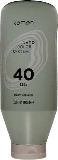 Kemon Nayo Cream Activator Haarfarben-Aktivator-Lotion Glanz 40 Vol. 1000 ml