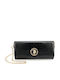 Women's Black Croco Clutch
