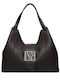 Fabric Women's Shoulder Bag Black