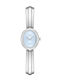 Women's Battery-Powered Watch with Silver Stainless Steel Bracelet
