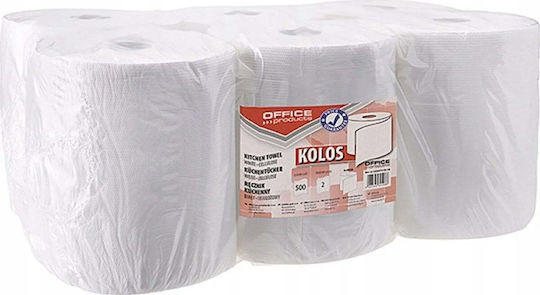 Office Products 2-Ply Kitchen Paper & 100m 6 Rolls