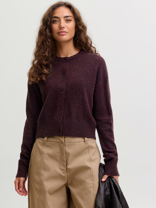 Jack & Jones Women's Knitted Cardigan Winetasting
