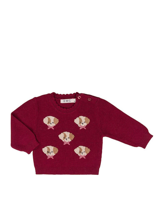 Kinderpullover Langärmelig Bordeaux