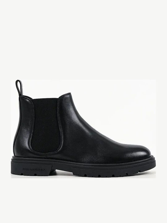 Lug Chelsea-Stiefel Schwarz