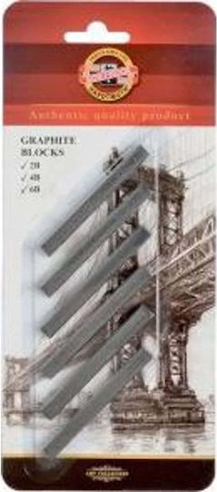 Koh I Noor Bară de Grafit 4390 7x7mm 6 Bucăți