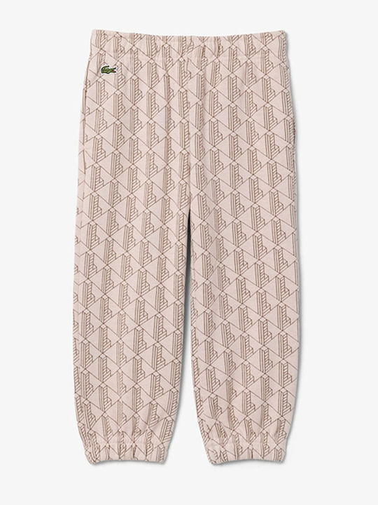Lacoste Beige Kinder-Jogginghose
