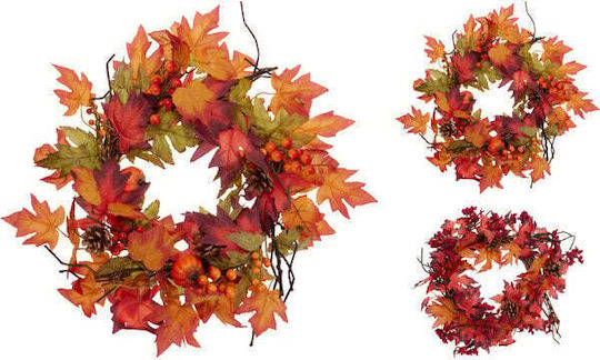 Decorative Autumn Wreath 55cm 2 Designs