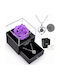 Eternal Rose Necklace Box “I Love You” 100 Languages Purple