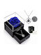 Eternal Rose Necklace Box “I Love You” 100 Languages Blue