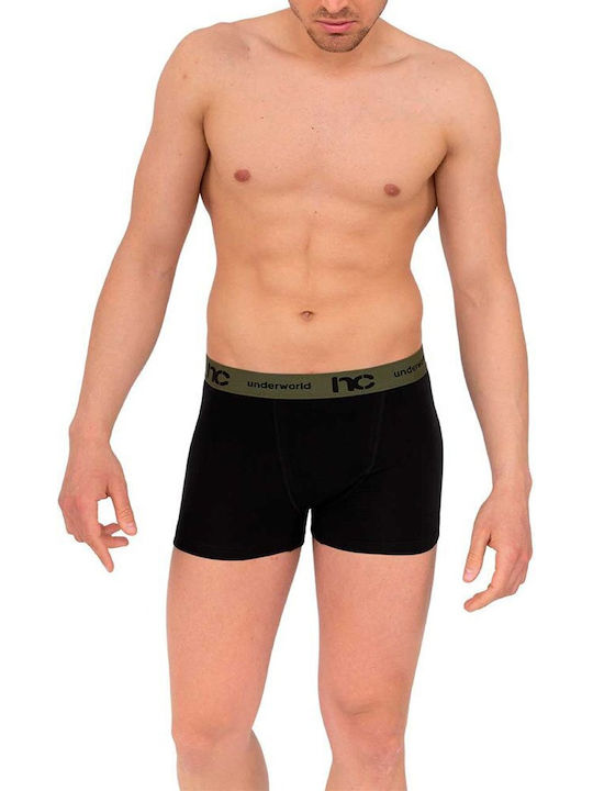 Nina Club Boxer Bărbătesc Negru/Olive