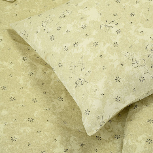 Melinen Kissenbezüge-Set Beige 50 × 70 cm