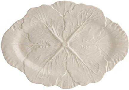 Bordallo Pinheiro Oval Bej din Ceramică 37x5 cm 65017630