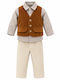 Sugar N Spice Baptism Suit for Boy Multicolour