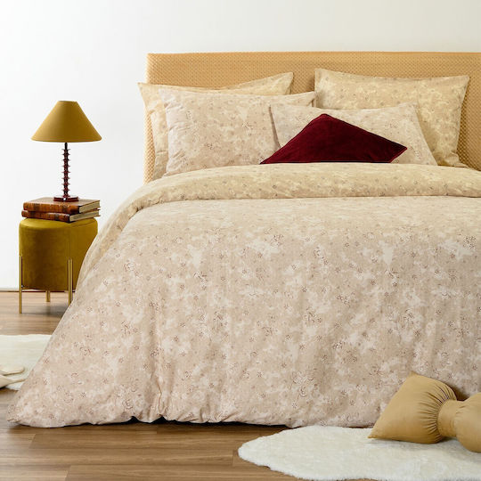 Melinen Single Duvet Set 160x240cm Demi Choco 350 GSM