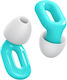 Saccater Earplugs in White Colour 2 Pieces