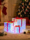 vidaXL Beleuchtete Weihnachtsfigur Box Höhe 1 cm 3 Stk.