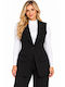 Women's Black Vest WB-61996-27VE-BLACK