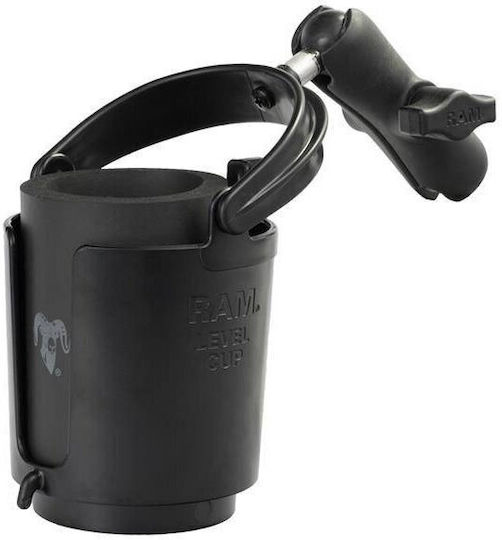 Suport de Pahar Ram Mounts Ram Level de 16 oz cu Braț cu Dublă Articulație