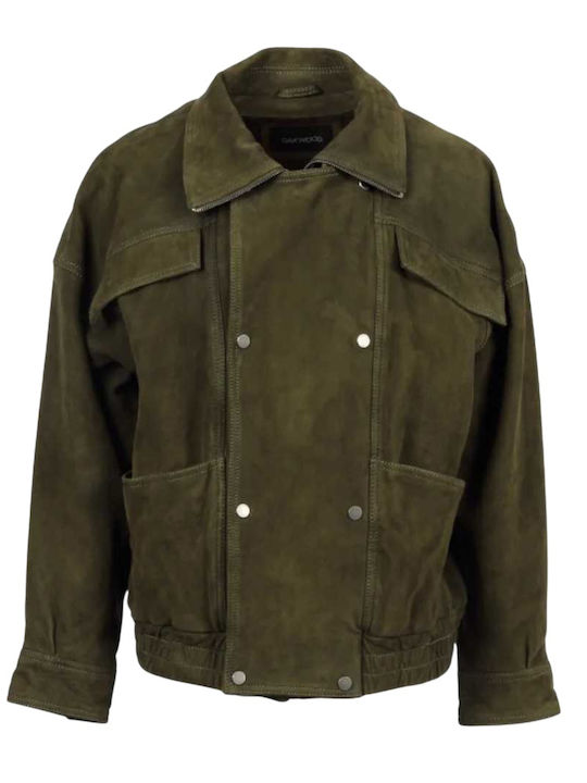 Misoka Damen-Winterjacke Khaki