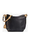 Black Leather Women's Shoulder / Crossbody Bag