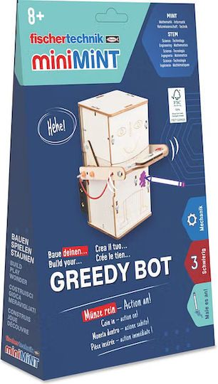 Παιχνίδι Κατασκευών Ξύλινo Greedy Bot για Παιδιά 8+ Ετών