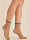 Gabriella Women's Socks with Beige Patterns