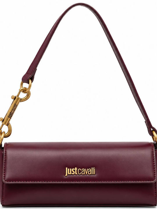 Just Cavalli Women's Burgundy Flap Bag