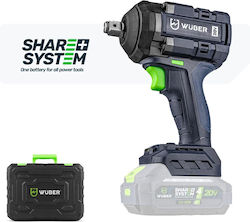 WUBER W04606 Brushless 20V Cordless Impact Wrench Solo with 1/2" Bit Size