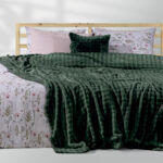 Lino Home Super Double Blanket 220x240 cm Khaki